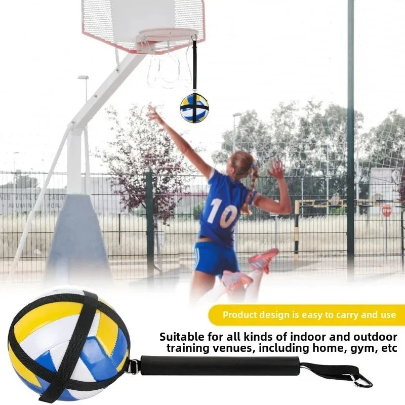 .Practice Volleyball Spike Training Accessories Adjustable Trainer Volleyball Assist System Outdoor Volleyball Training Sports..