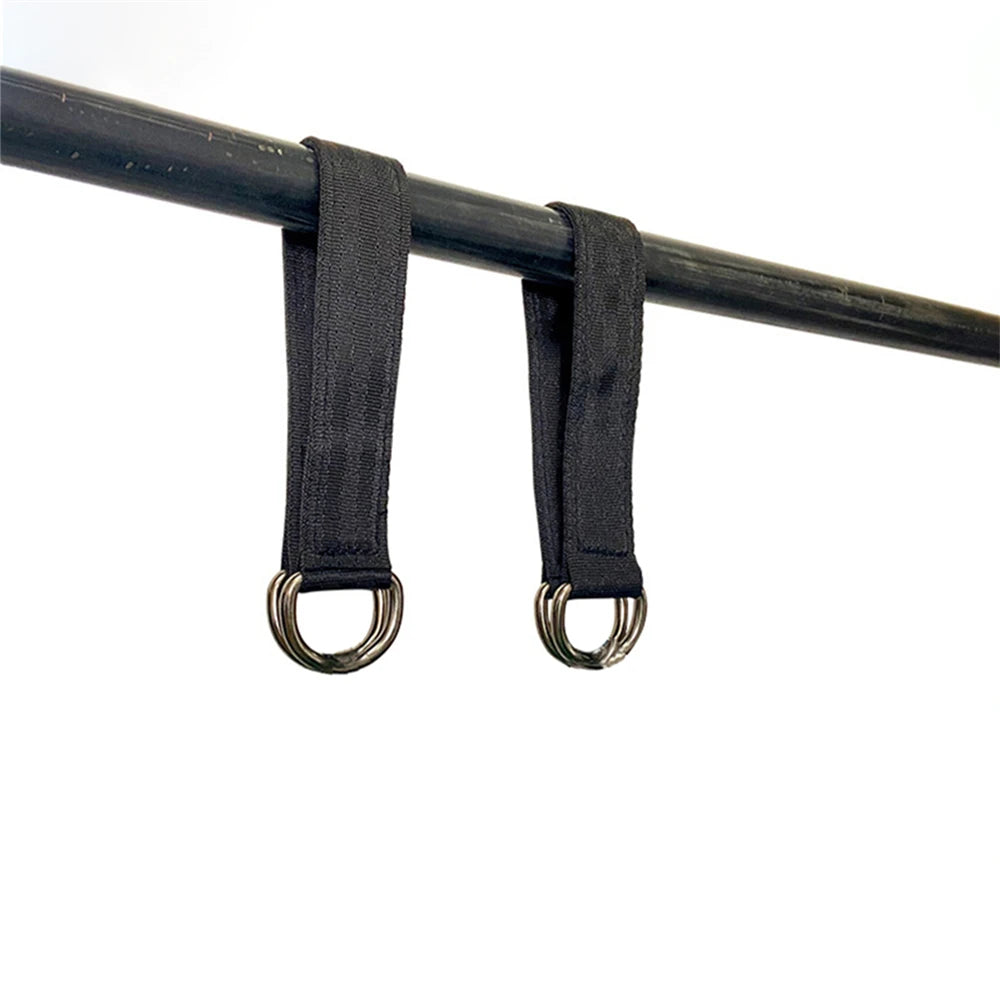 1PC Multifunction Fitness Equipment Hook Ring Hanging Belt With Hook Fitness Equipment Hanging Sandbag Pull Up Rope Belt