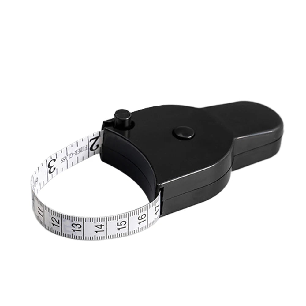 150cm Self-tightening Body Measuring Tape Health Fitness Tester Metric Centimeter Tape Ruler Body Circumference Measuring Tape