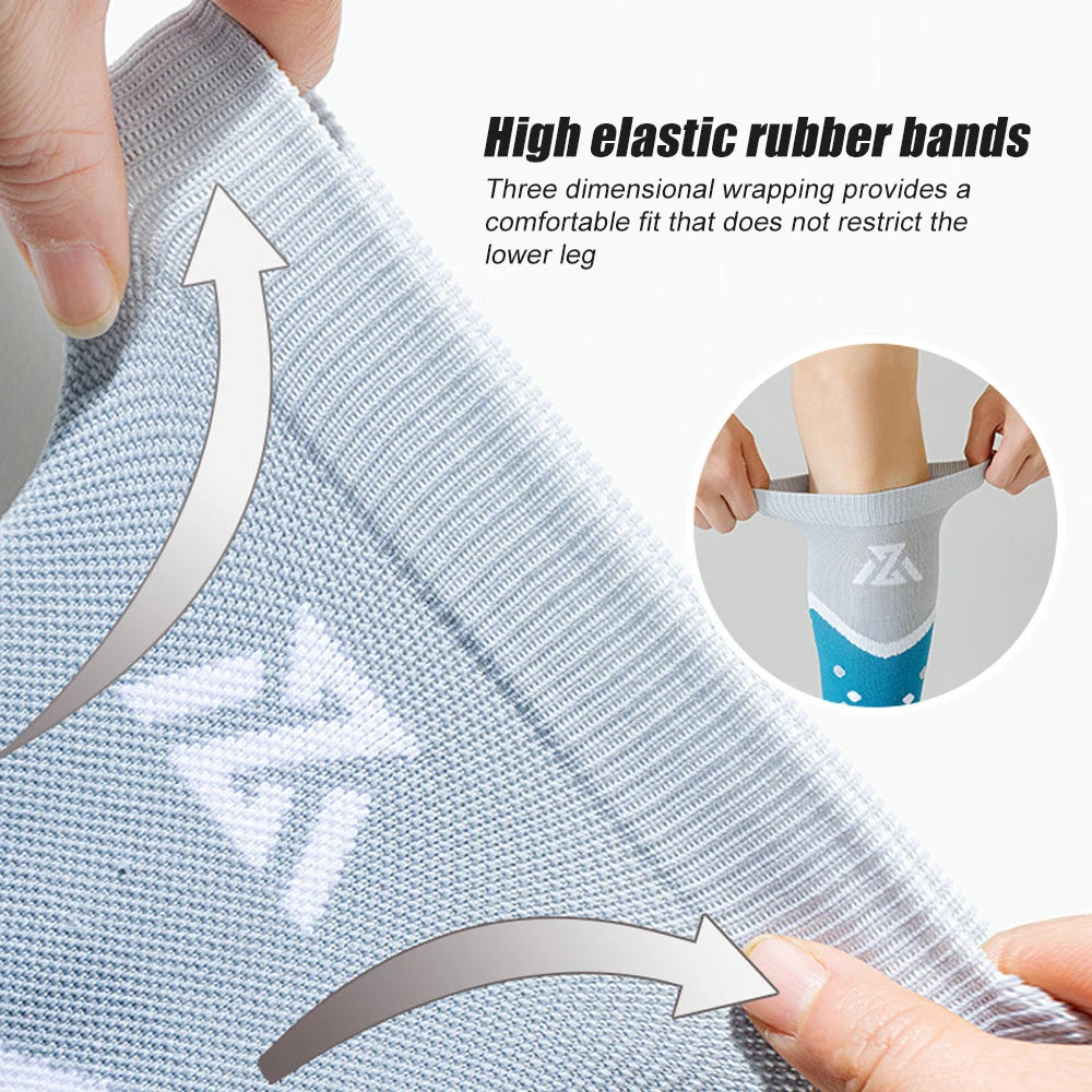 1Pair Calf Compression Sleeves for Men Women - Leg Compression Sleeve-Footless Compression Socks for Shin Splint &Varicose Vein