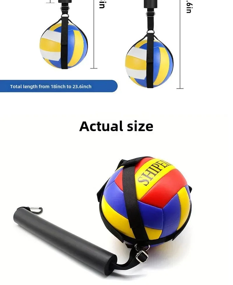 .Practice Volleyball Spike Training Accessories Adjustable Trainer Volleyball Assist System Outdoor Volleyball Training Sports..