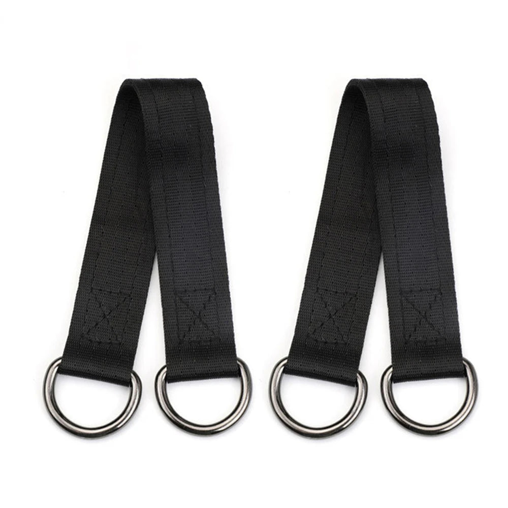 1PC Multifunction Fitness Equipment Hook Ring Hanging Belt With Hook Fitness Equipment Hanging Sandbag Pull Up Rope Belt