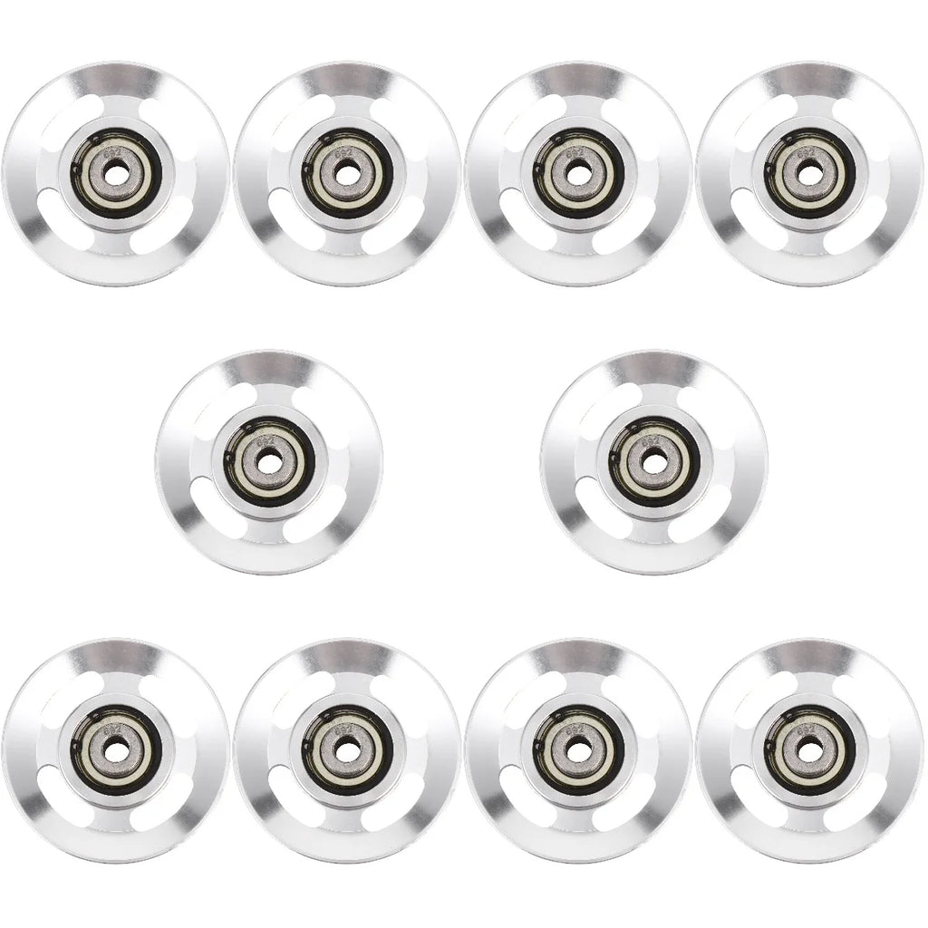 10 PCS Aluminum Pulley Accessories Cable Wheel Gym Belt Equipment Wheels cable machine wheel home Fitness Exercise Alloy Pulleys