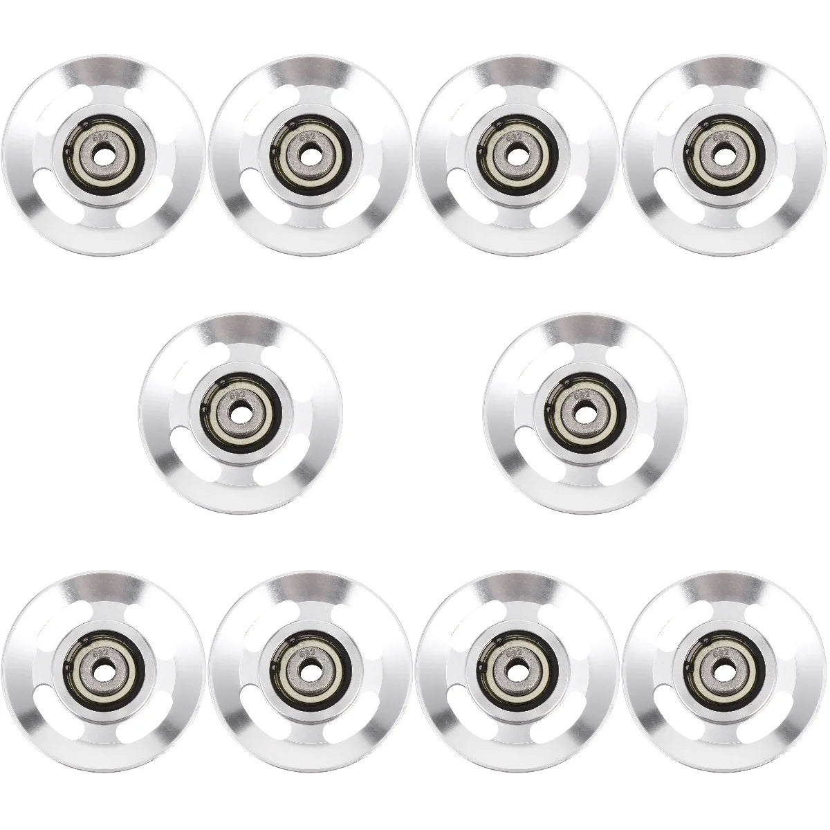 10 PCS Aluminum Pulley Accessories Cable Wheel Gym Belt Equipment Wheels cable machine wheel home Fitness Exercise Alloy Pulleys
