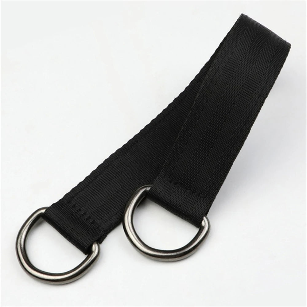 1PC Multifunction Fitness Equipment Hook Ring Hanging Belt With Hook Fitness Equipment Hanging Sandbag Pull Up Rope Belt
