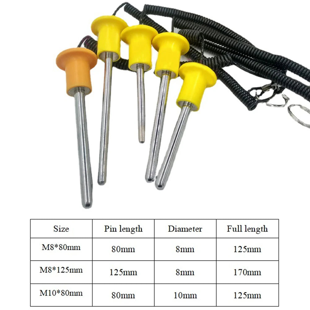 1PCS Fitness Equipment Accessories Belt Line Magnetic Bolts Counter-weight Block Thumbs Latch Pull Pin Strength Training Bolts