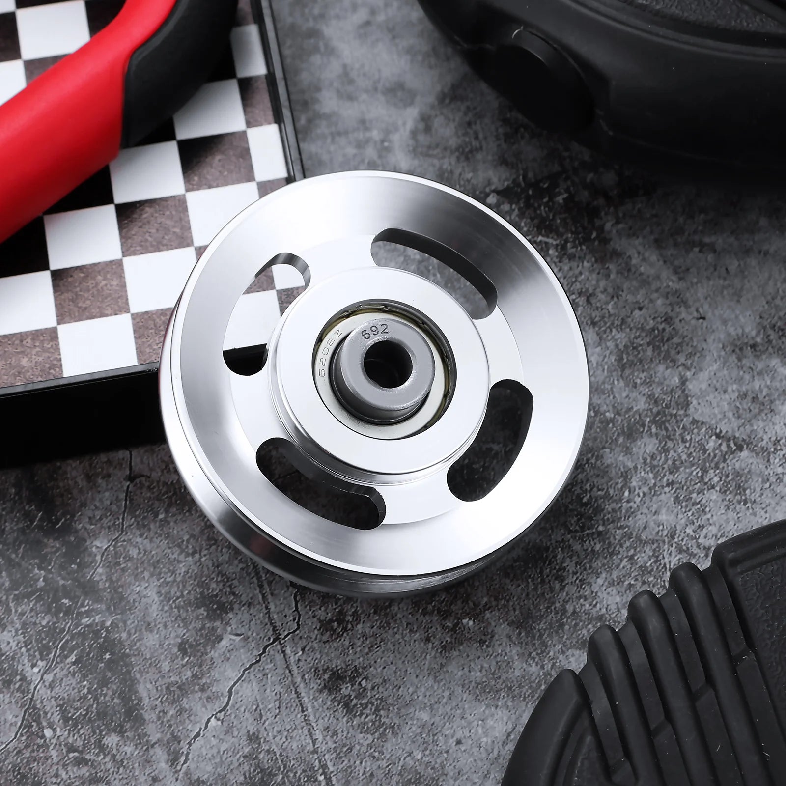 1Pc Cable Machine Aluminum Pulley Accessories Fitness Equipment Gym Workout Belt Kit Strength Training Pulley Wheel Resistance