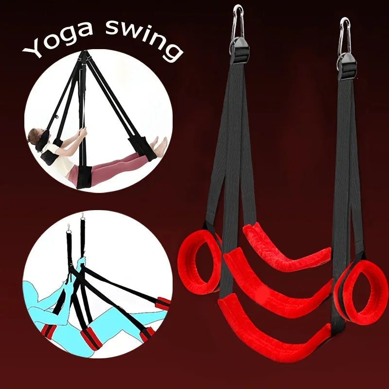 1 Adjustable Yoga Band, Multifunctional Fitness Accessories for Enhanced Flexibility and Home Workouts