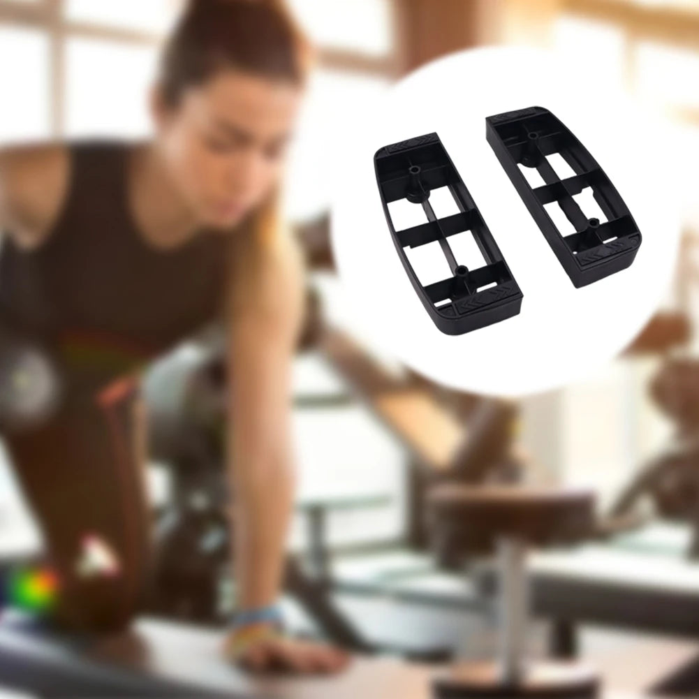 1 Pair Fitness Step Pedal Base Adjustable Nonslip Aerobic Fitness Stepper Base Weight Bearing Training Accessories