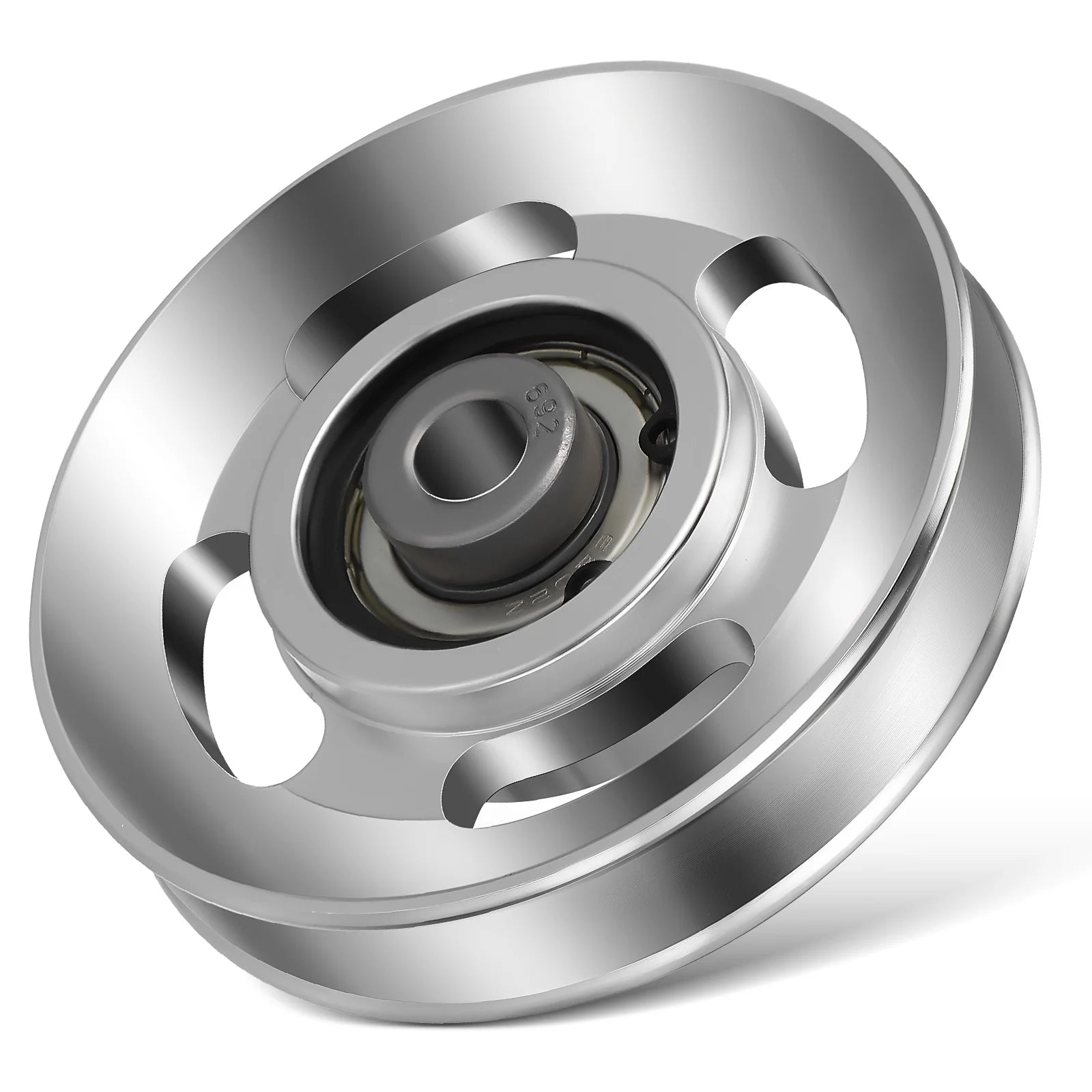 1Pc Cable Machine Aluminum Pulley Accessories Fitness Equipment Gym Workout Belt Kit Strength Training Pulley Wheel Resistance