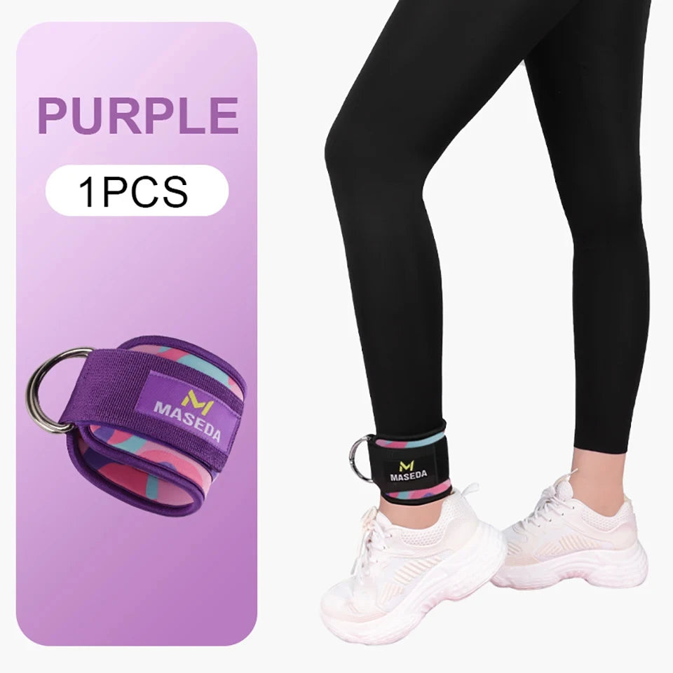 Adjustable Fitness Ankle Straps D-Ring Support Cuffs Gym Leg Strength Workouts Pulley With Buckle Sports Guard Safety Abductors