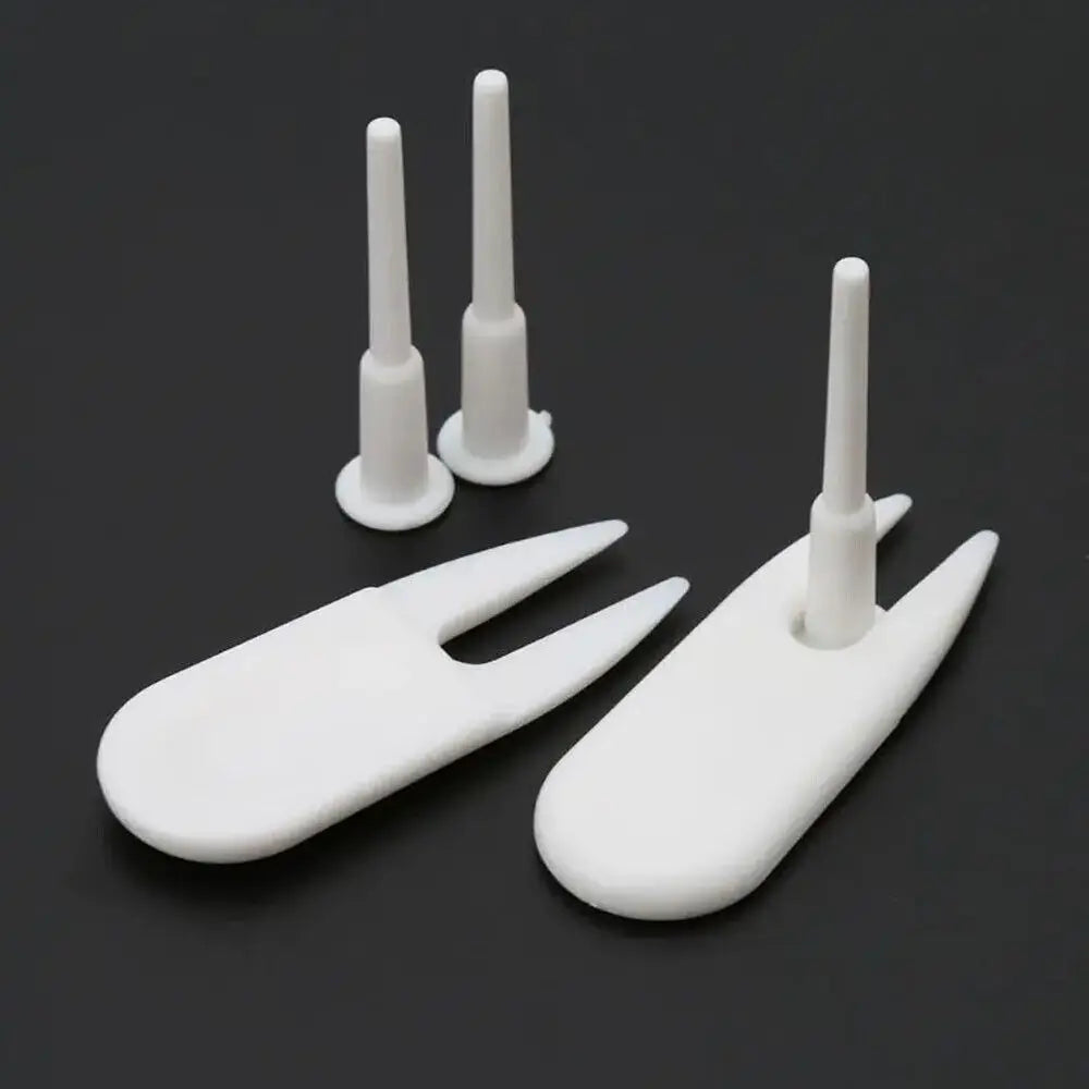 1set Yoga Ball Air Stopper Air Plug Puller Fitness Jump Horse Horn Balls Valve Plugs Fitness Equipment Accessories White Plastic