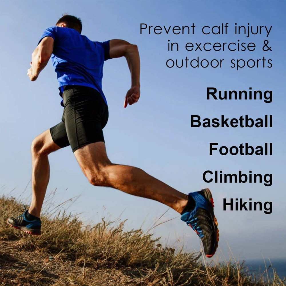 1Pair Calf Compression Sleeves For Men & Women -Leg Compression Sleeve-Footless Compression Socks for Shin Splint &Varicose Vein