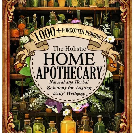 1000+ Forgotten Apothecary Recipes Remedies Book, Natural and Herbal Daily Wellness, Vintage Aesthetic| Detailed Illustrations