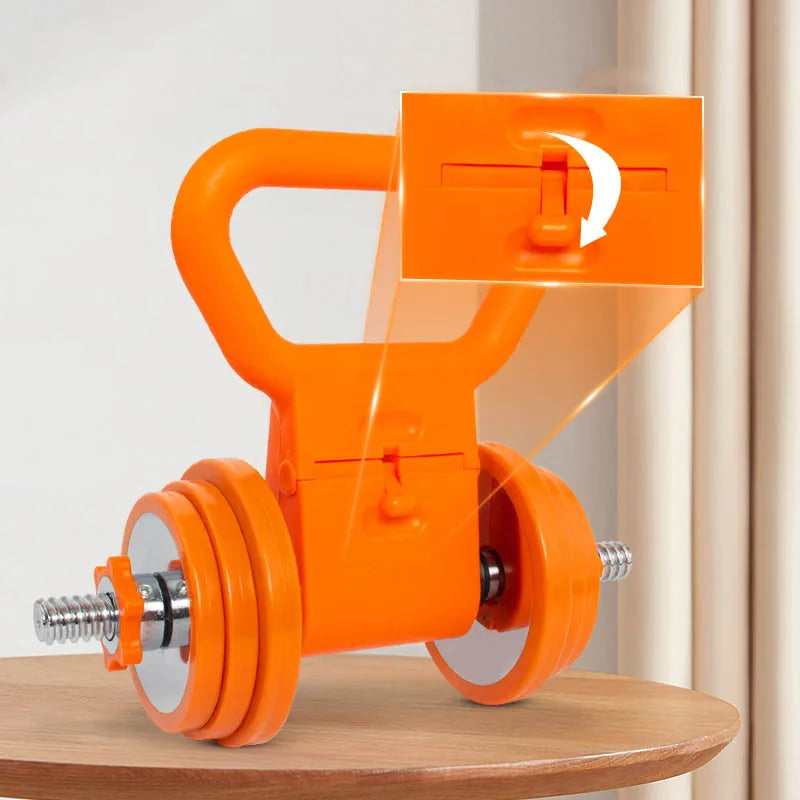 1PCS Kettlebell Grip Handle For Dumbbell Strength Training Fitness Equipment Accessory Not Include Dumbbell